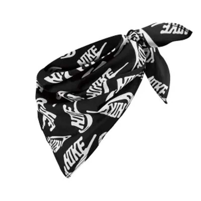 Jual Aksesoris Basket Nike Bandana Printed Black White Original N.100.3501.027.Os - hoopspoint.com