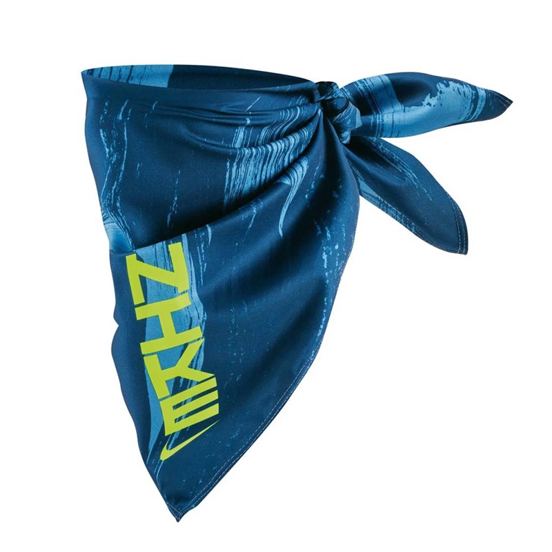 Jual Aksesoris Lari Nike Dri-Fit Bandana Sports Hair Band Blue Original N.100.3501.977.Os - hoopspoint.com