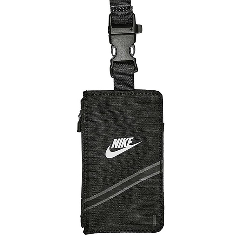 Jual Aksesoris Sneakers Nike Id Badge Lanyard Zip Black Original N.100.4119.091.Os - hoopspoint.com