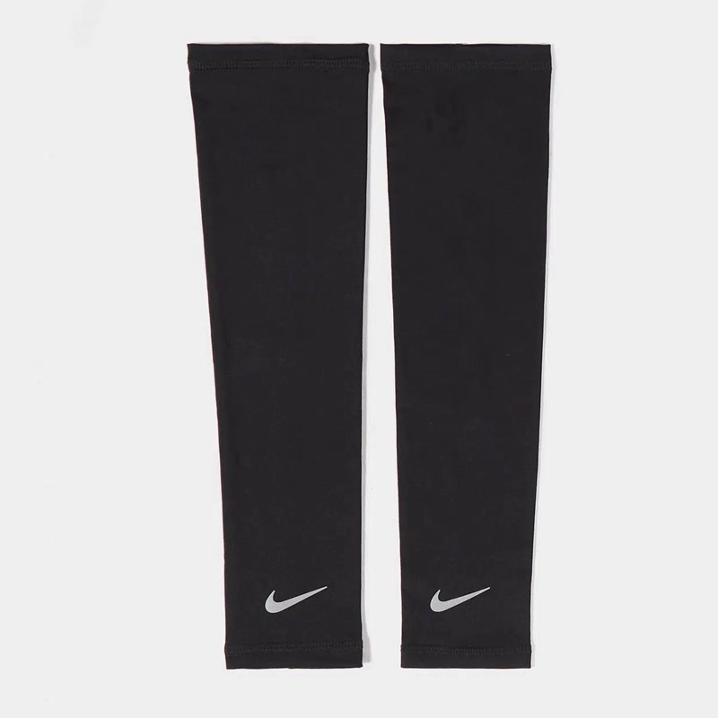 Jual Aksesoris Lari Nike Lightweight Running Sleeves 2.0 Black Original N.100.4268.109.Sm - hoopspoint.com