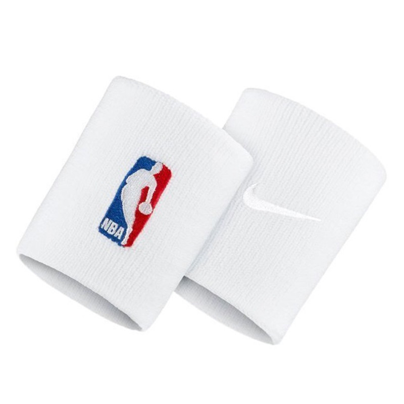 Jual Aksesoris Basket Nike 2Pk Nba Wristbands White Original N.kn.03.100.Os - hoopspoint.com