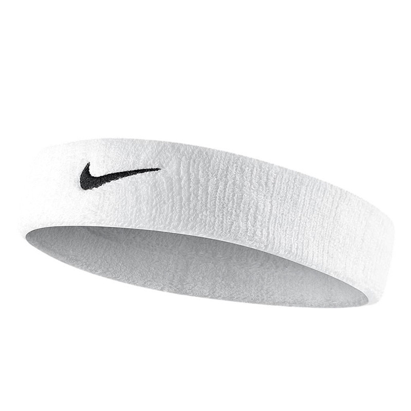 Jual Aksesoris Basket Nike Swoosh Headband White Original N.nn.07.101.Os - hoopspoint.com