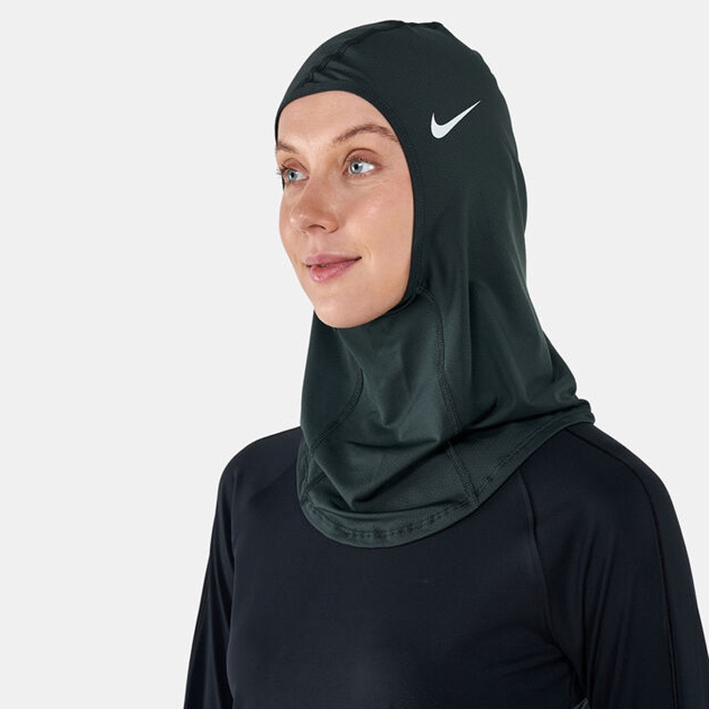 Jual Aksesoris Basket Nike Pro Hijab Green Original N0000444308Ml - hoopspoint.com