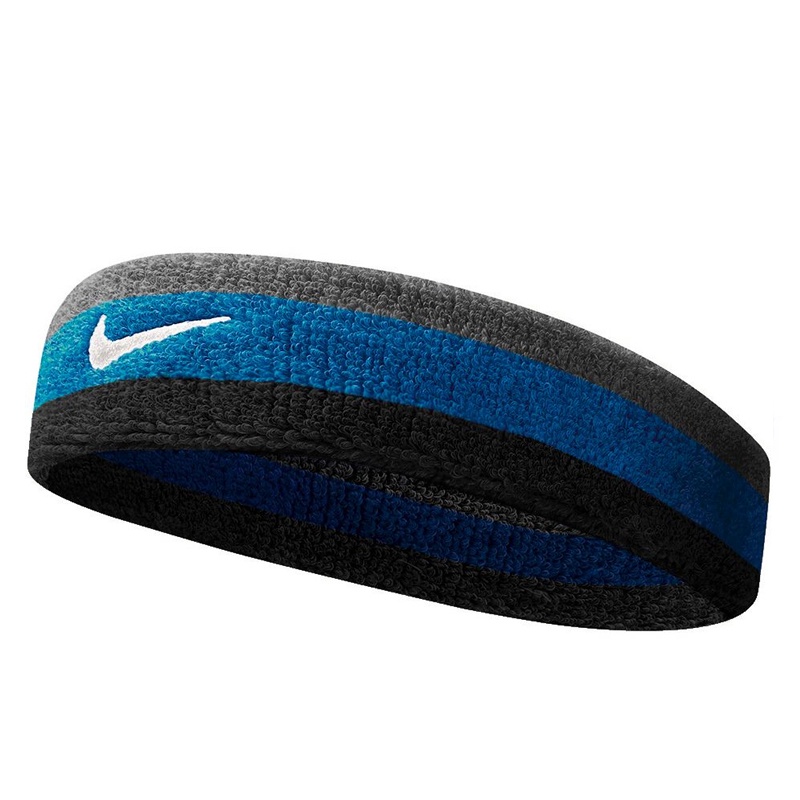 Jual Aksesoris Basket Nike Swoosh Headband Blue Original N0001544017Os - hoopspoint.com