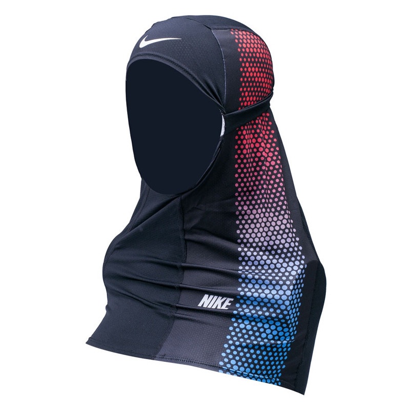 Jual Aksesoris Basket Nike Pro Printed Hijab 2.0 Black Original N0003534948Ml - hoopspoint.com