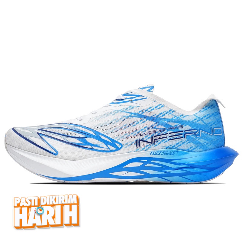 Jual Sepatu Lari Nineten Haze Strike Inferno Putih - Biru Original N001299845647 - hoopspoint.com