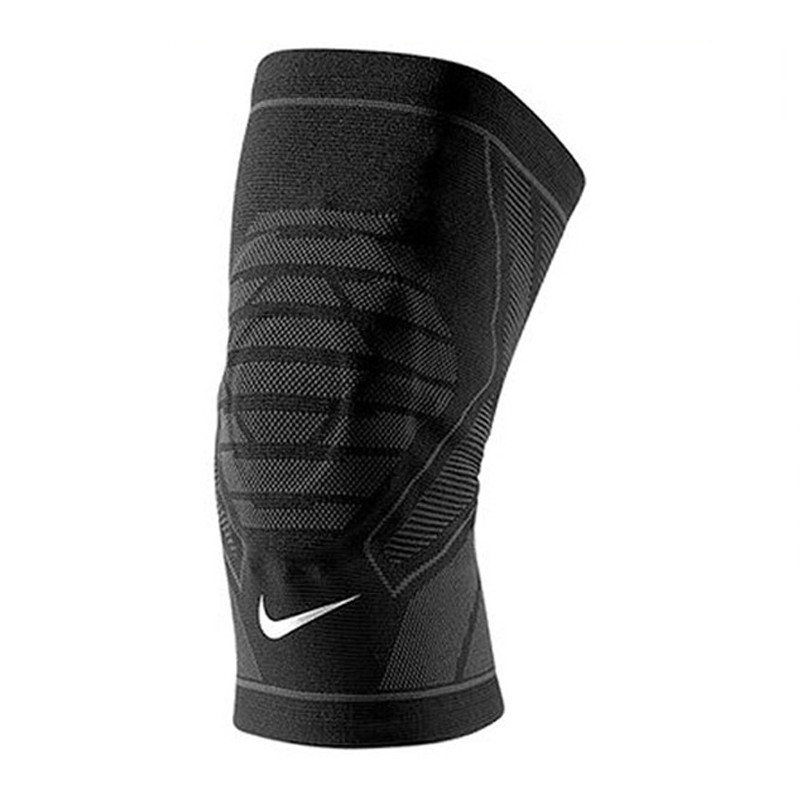 Jual Aksesoris Basket Nike Pro Knitted Knee Sleeve Black Original N1000669031 - hoopspoint.com