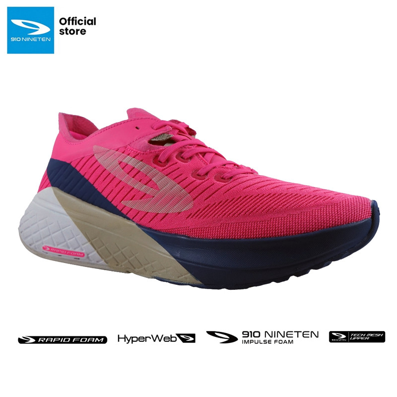 Jual Sepatu Lari Nineten Hanna 1.0 Pink Original N32541684512308 - hoopspoint.com