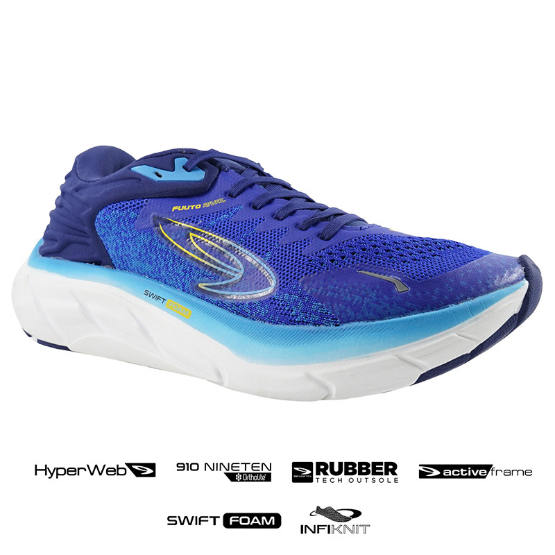 Jual Sepatu Lari Nineten Fuuto Rival Biru Tua Original N33781105010523 - hoopspoint.com