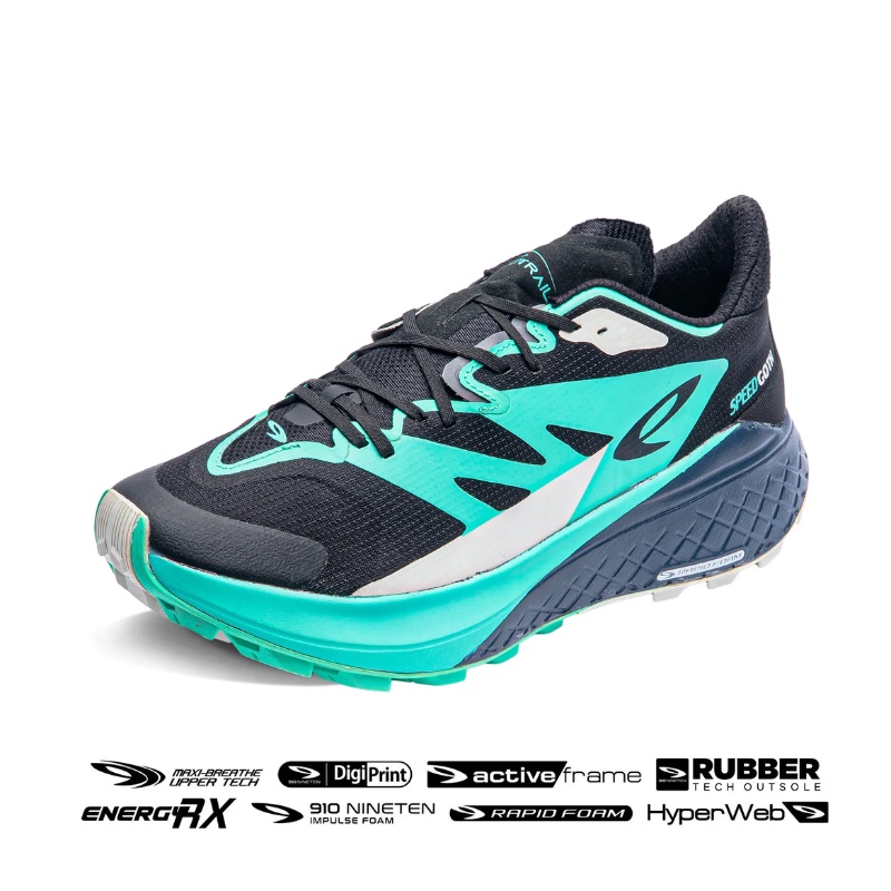 Jual Sepatu Lari Nineten Yuza Speedgoth Hitam Tosca Biru Navy Original N554653553654 - hoopspoint.com