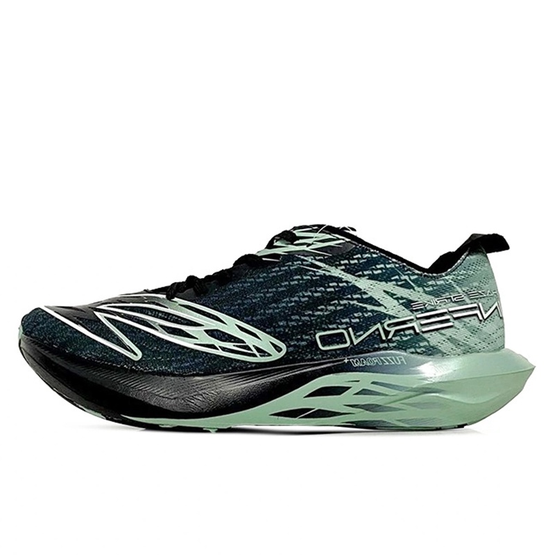 Jual Sepatu Lari Nineten Haze Inferno Hitam Hijau Original N554675467324 - hoopspoint.com