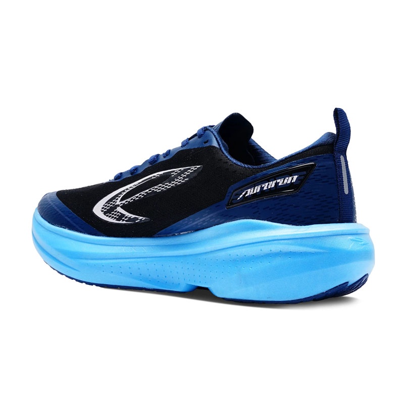 Jual Sepatu Lari Nineten Aurorun Stride Hitam - Biru - Navy Original N66457745624562964 - hoopspoint.com