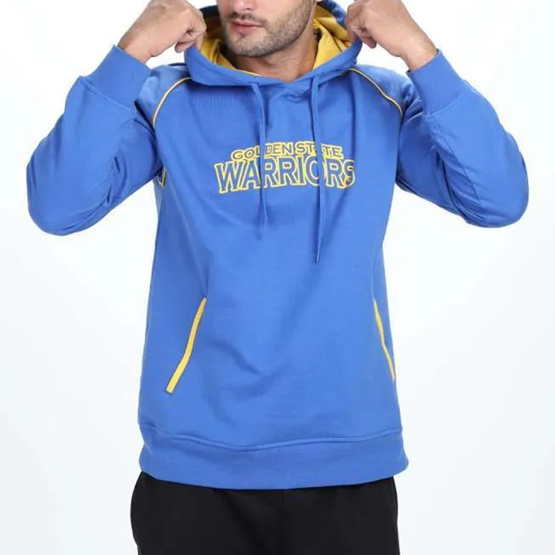 Jual Baju Basket Nba Hoodie Contrast Piping Golden State Warriors Blue Original Nbagwhd01Bl - hoopspoint.com