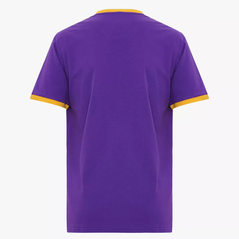 Jual Baju Basket Nba Short Sleeve Tee Print Flat Knit La Lakers Purple Original Nbalatee02Pp - hoopspoint.com