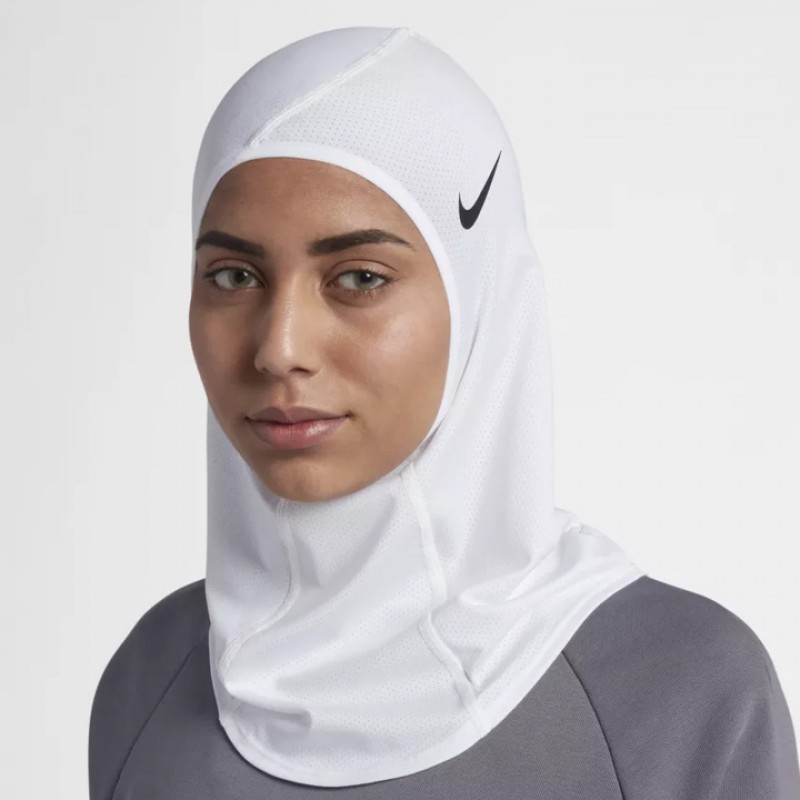 Jual Aksesoris Basket Nike Pro Hijab White Original Njnj3101 - www.hoopspoint.com