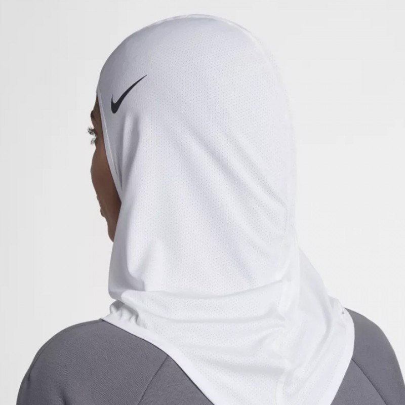 Jual Aksesoris Basket Nike Pro Hijab White Original Njnj3101 - hoopspoint.com