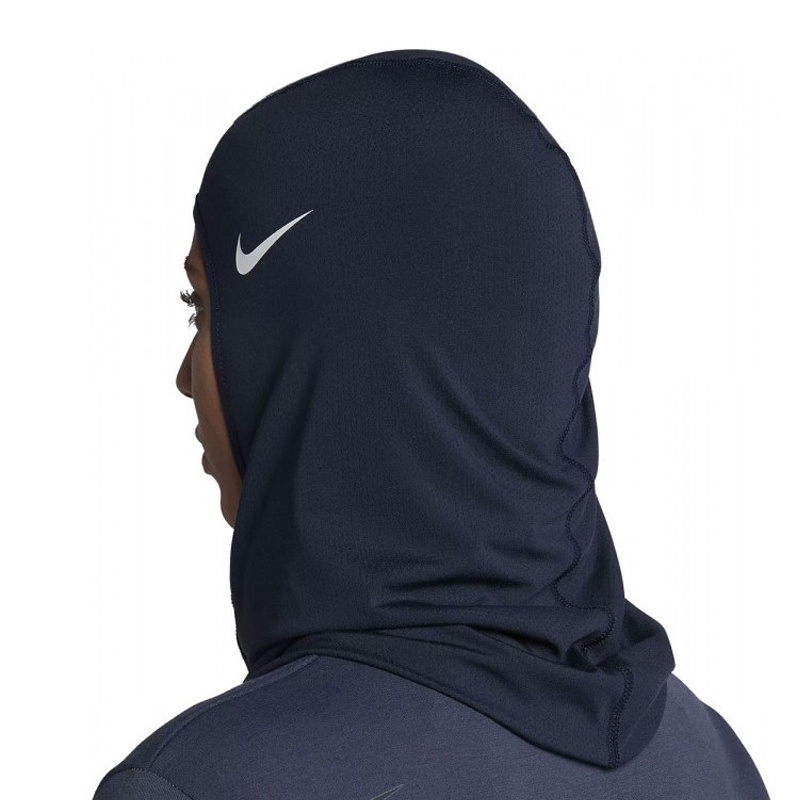 Jual Aksesoris Basket Nike Pro Hijab Navy Original Njnj3494Ml - hoopspoint.com