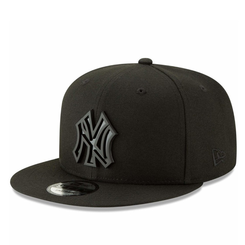 Jual Topi Sneakers New Era Metal Stack New York Yankees Cap Black Original Nra11882339 - hoopspoint.com