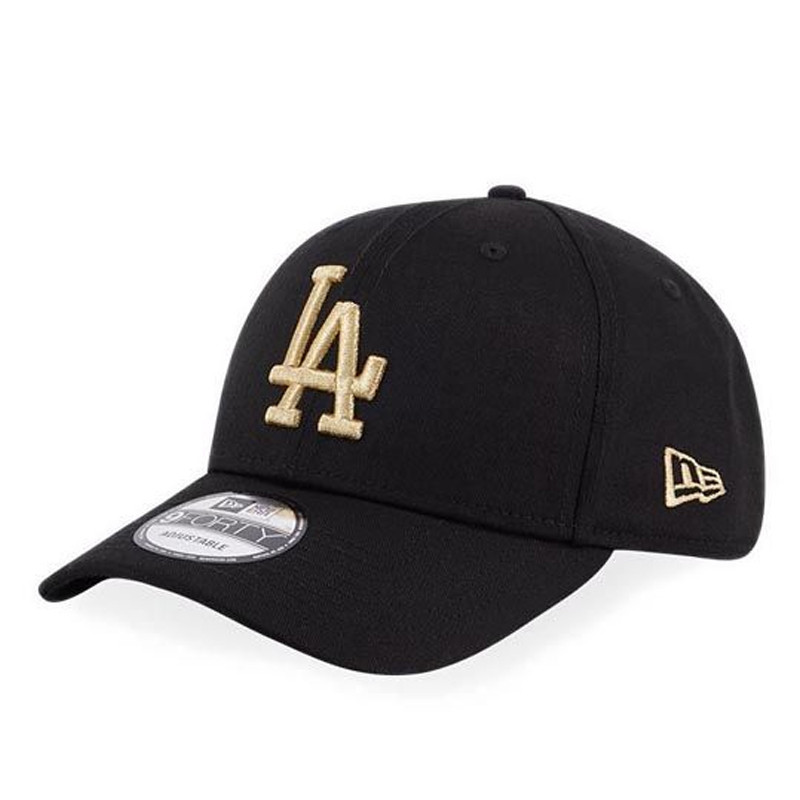 Jual Topi Sneakers New Era 940 Mb Gold Los Angeles Dodgers Cap Black Original Nra12847820 - hoopspoint.com