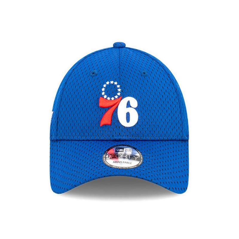 Jual Topi Basket New Era 940 Philadelphia 76Ers Mesh Snapback Blue Original Nra13058303 - hoopspoint.com