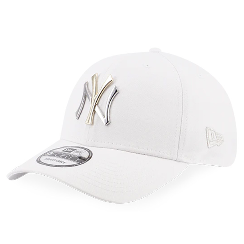 Jual Topi Sneakers New Era 2 Tone Metal New York Yankees 9Forty Cap White Original Nra13335887 - hoopspoint.com