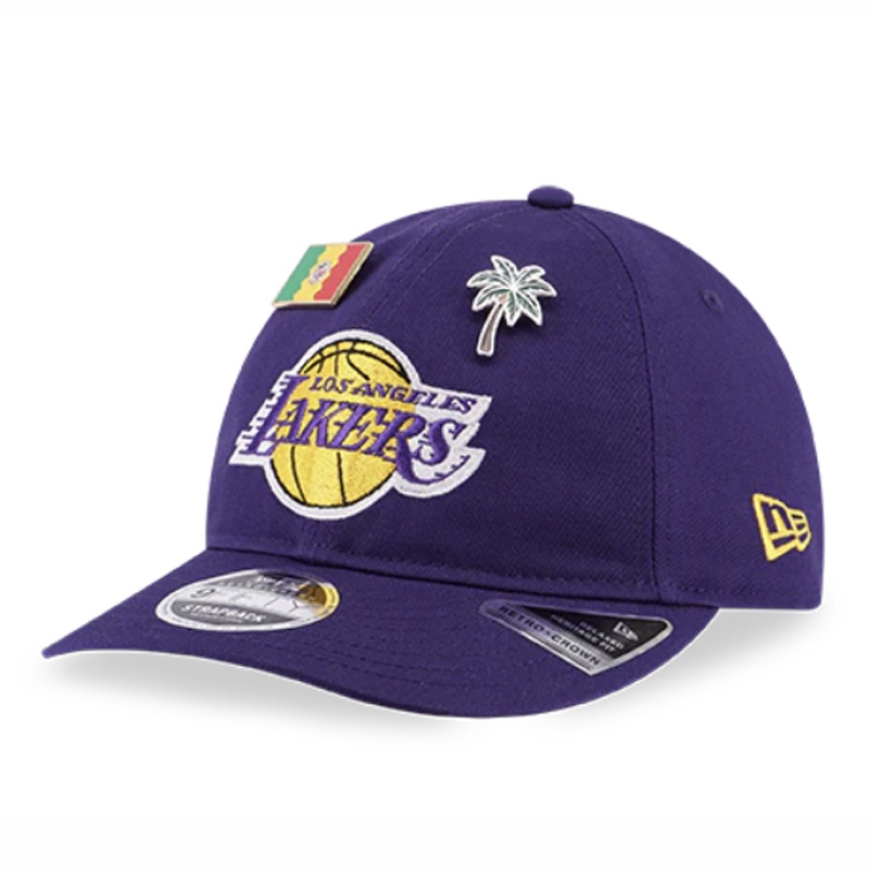 Jual Topi Basket New Era City Teams Los Angeles Lakers Rc 9Fifty Cap Purple Original Nra1352917600P - hoopspoint.com