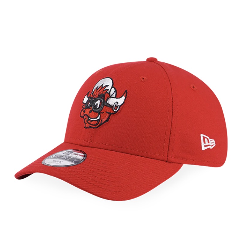 Jual Topi Basket Anak New Era League Mascot Chicago Bulls Kids 9Forty Cap Red Original Nra1352919100R - hoopspoint.com