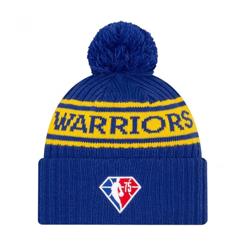 Jual Topi Basket New Era Golden State Warriors Nba Official Draft Beanie Blue Original Nra6014387012Wosm - hoopspoint.com