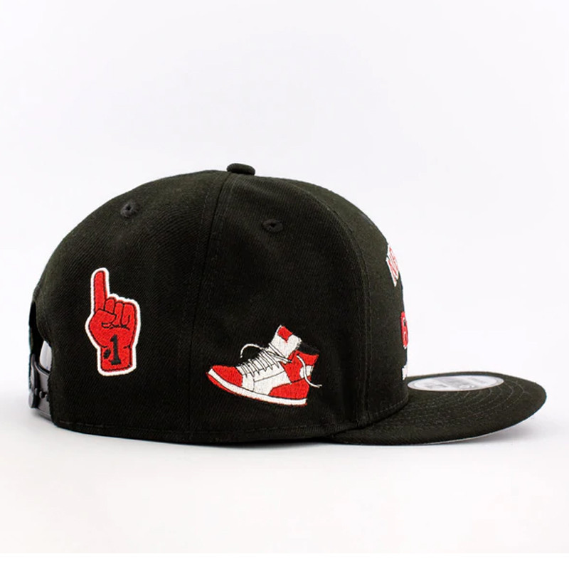 Jual Topi Basket New Era Nba Finals Chicago Bulls 9Fifty Snapback Black Original Nra60180972 - hoopspoint.com