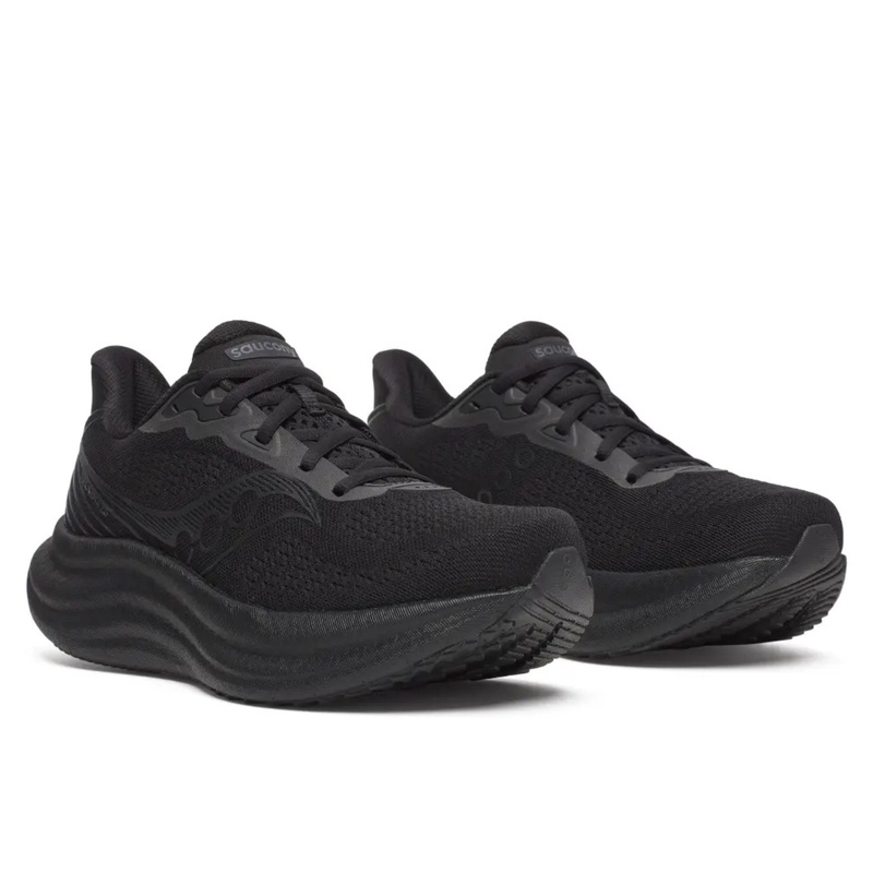 Jual Sepatu Lari Saucony Triumph 23 Triple Black Original S11023-201 - hoopspoint.com