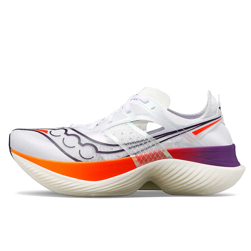 Jual Sepatu Lari Saucony Endorphin Elite White Vizired Original S20768-126 - hoopspoint.com