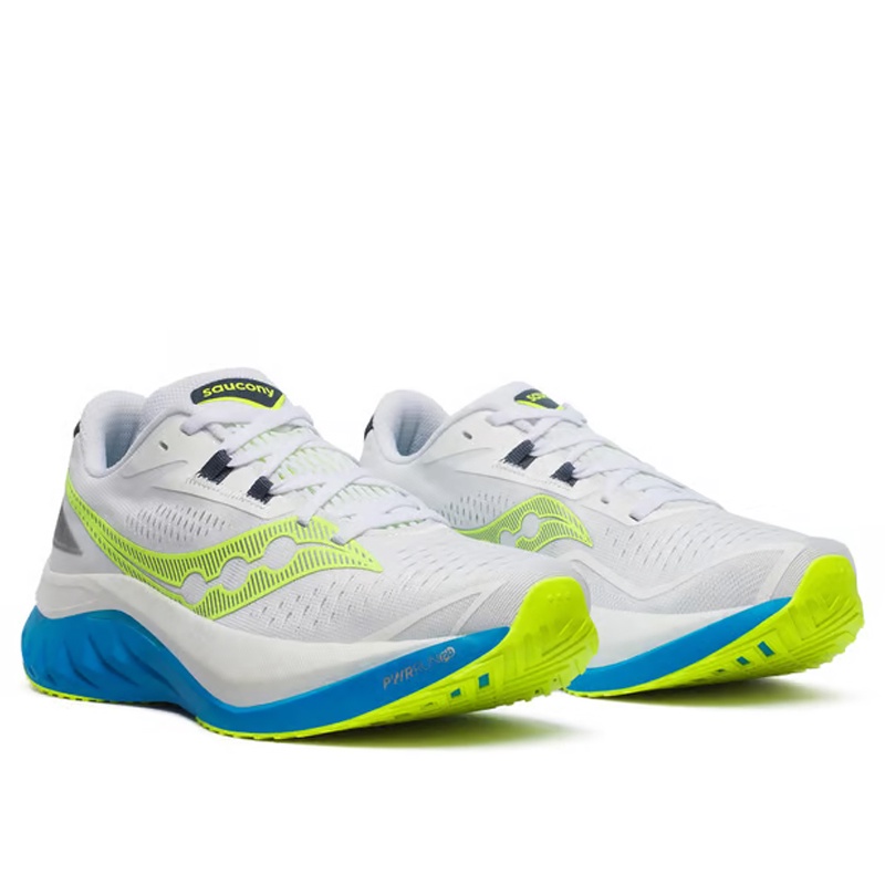 Jual Sepatu Lari Saucony Endorphin Speed 4 White Viziblue Original S20940-222 - hoopspoint.com