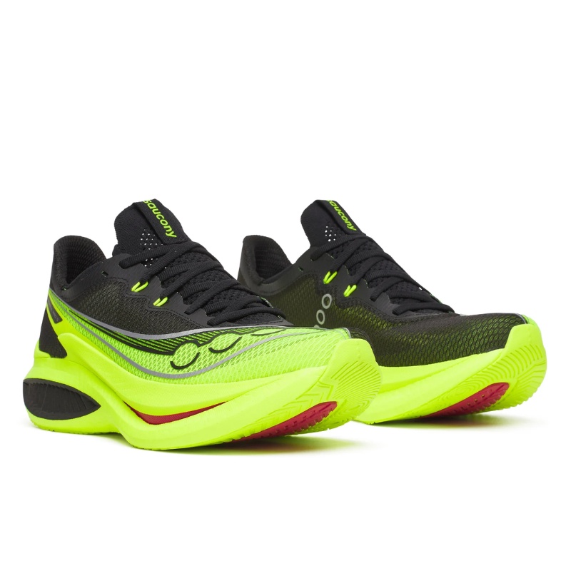 Jual Sepatu Lari Saucony Endorphin Pro 5 Citron-Black Original S21064-130 - hoopspoint.com