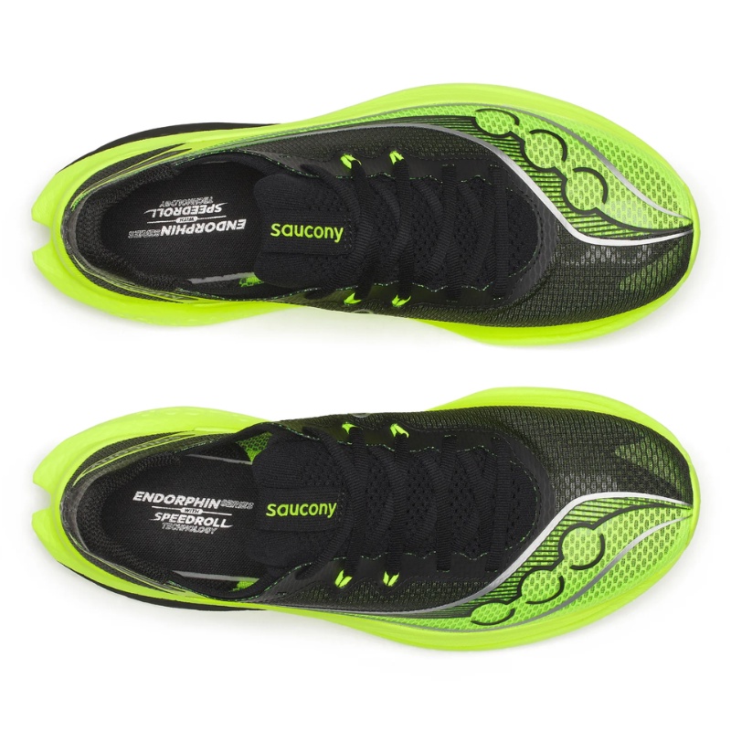 Jual Sepatu Lari Saucony Endorphin Pro 5 Citron-Black Original S21064-130 - hoopspoint.com