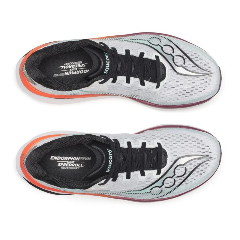 Jual Sepatu Lari Saucony Endorphin Azura White - Crimson Original S21070-172 - hoopspoint.com