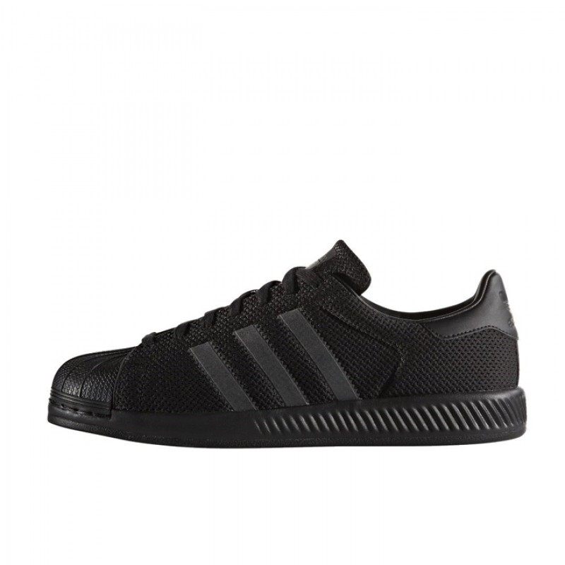 Jual Sepatu Sneakers Adidas Superstar Bounce Triple Black Original S82237 - hoopspoint.com