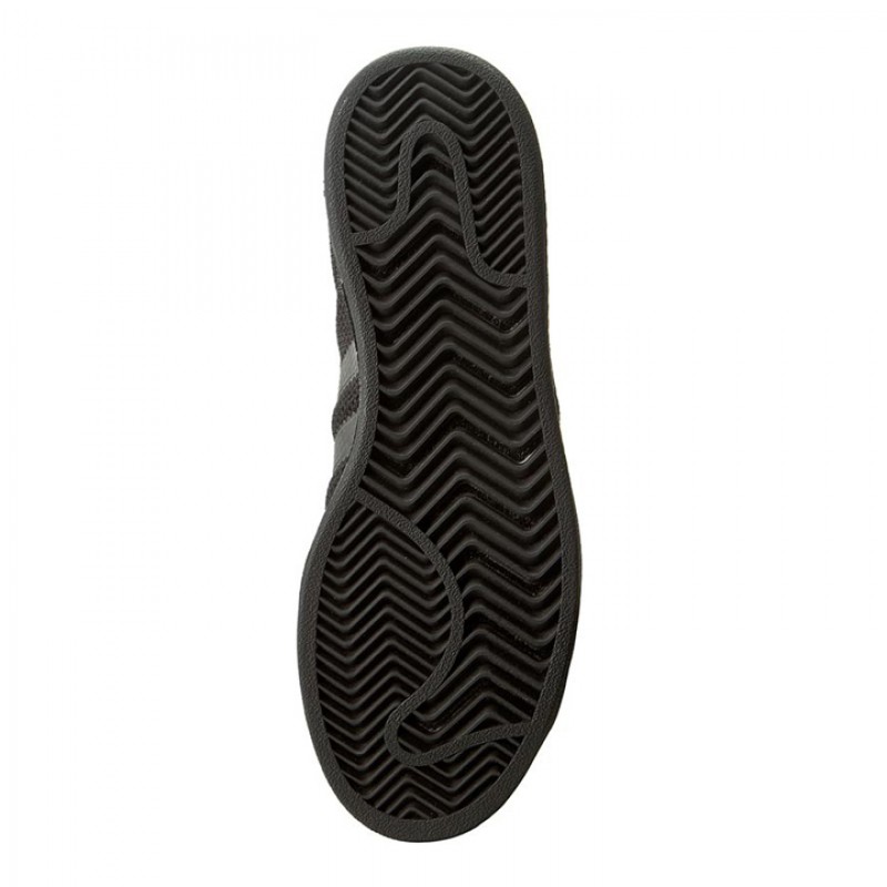 Jual Sepatu Sneakers Adidas Superstar Bounce Triple Black Original S82237 - hoopspoint.com