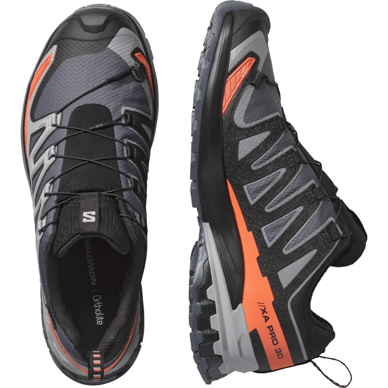 Jual Sepatu Lari Salomon Xa Pro 3D V9 Gore-Tex Turbulence - Black Original Sall478175 - hoopspoint.com