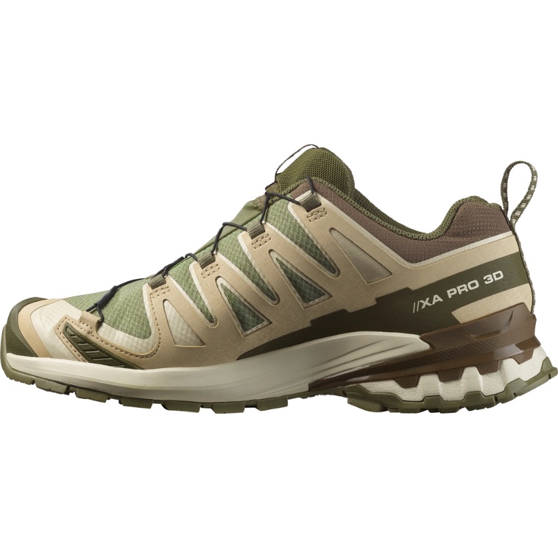 Jual Sepatu Trail Salomon Xa Pro 3D V9 Gore-Tex Deep Lichen Green-Safari Original Sall478202 - hoopspoint.com