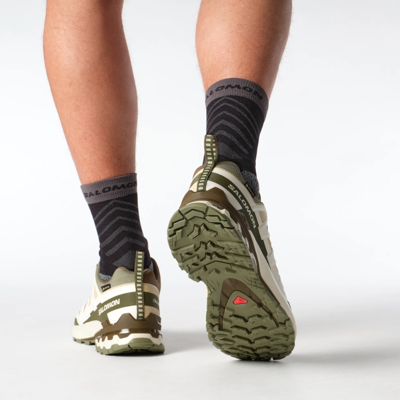 Jual Sepatu Trail Salomon Xa Pro 3D V9 Gore-Tex Deep Lichen Green-Safari Original Sall478202 - hoopspoint.com