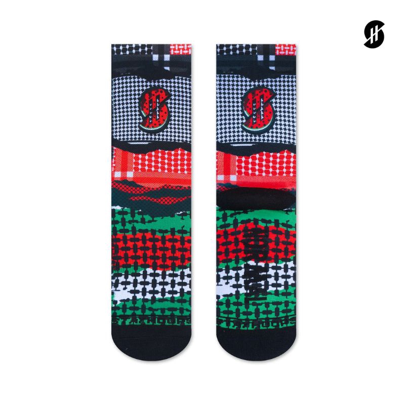 Jual Kaos Kaki Basket Stay Hoops Keffiyeh Donation To Palestine Donation To Palestine Original Sck-1662-Reg-Mix-As-23D - hoopspoint.com