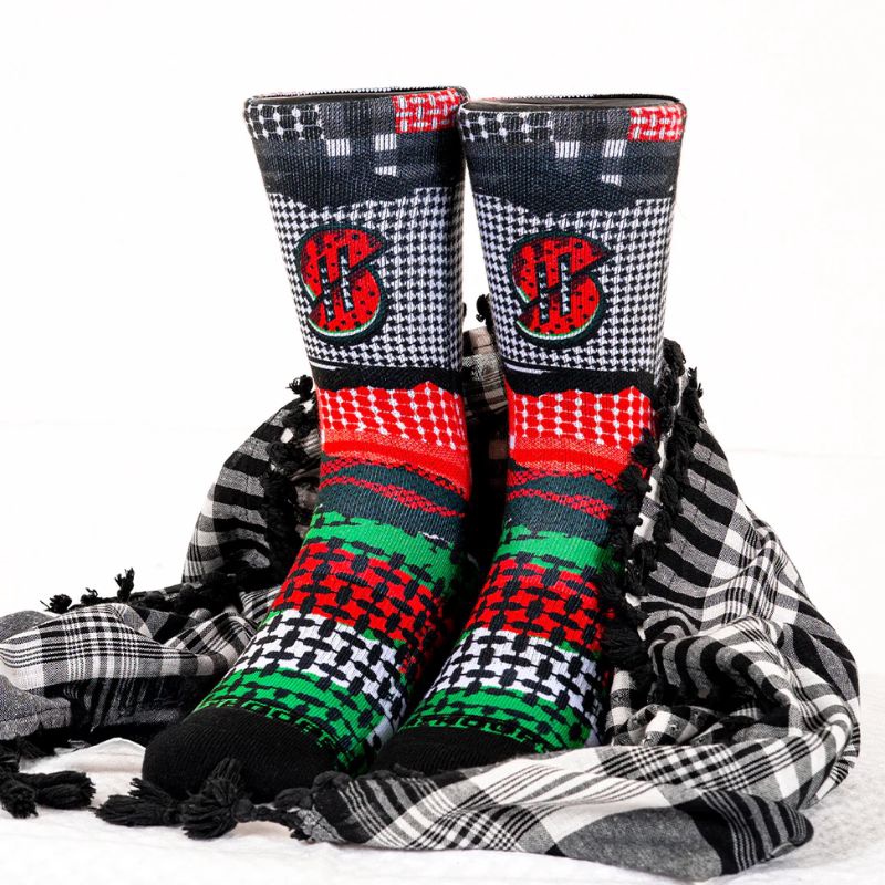 Jual Kaos Kaki Basket Stay Hoops Keffiyeh Donation To Palestine Donation To Palestine Original Sck-1662-Reg-Mix-As-23D - hoopspoint.com