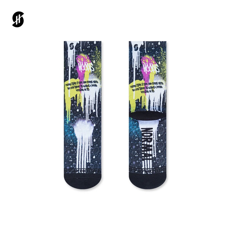 Jual Kaos Kaki Basket Stay Hoops Fullprint Sock Paintsley Multicolor Original Sck-1767-Reg-Mix-As - hoopspoint.com