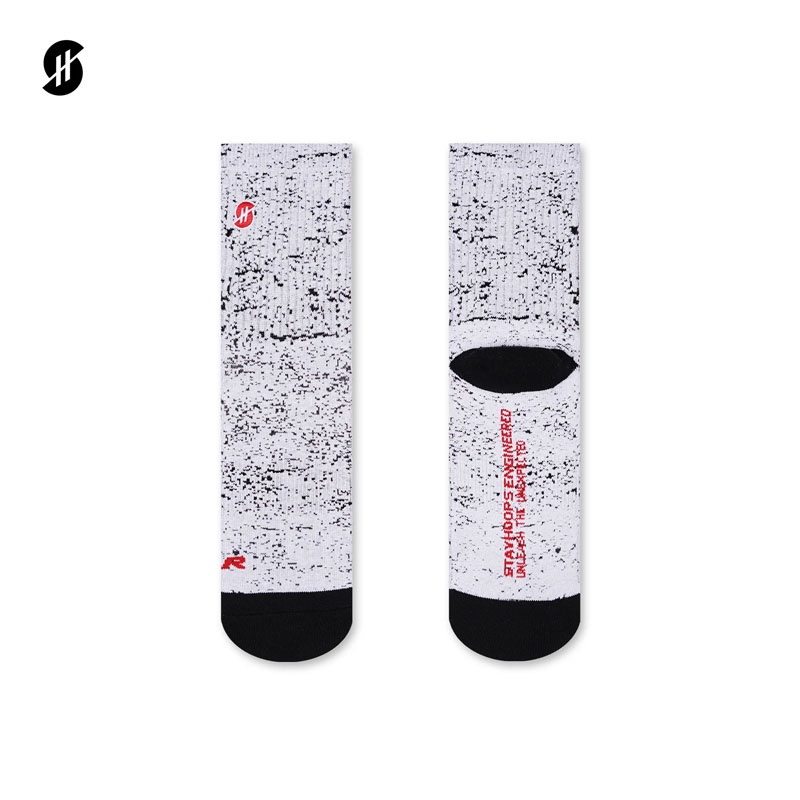 Jual Kaos Kaki Basket Stay Hoops Performance Sock Dust Circuit White White Original Sck-1771-Per-Mix-As - hoopspoint.com