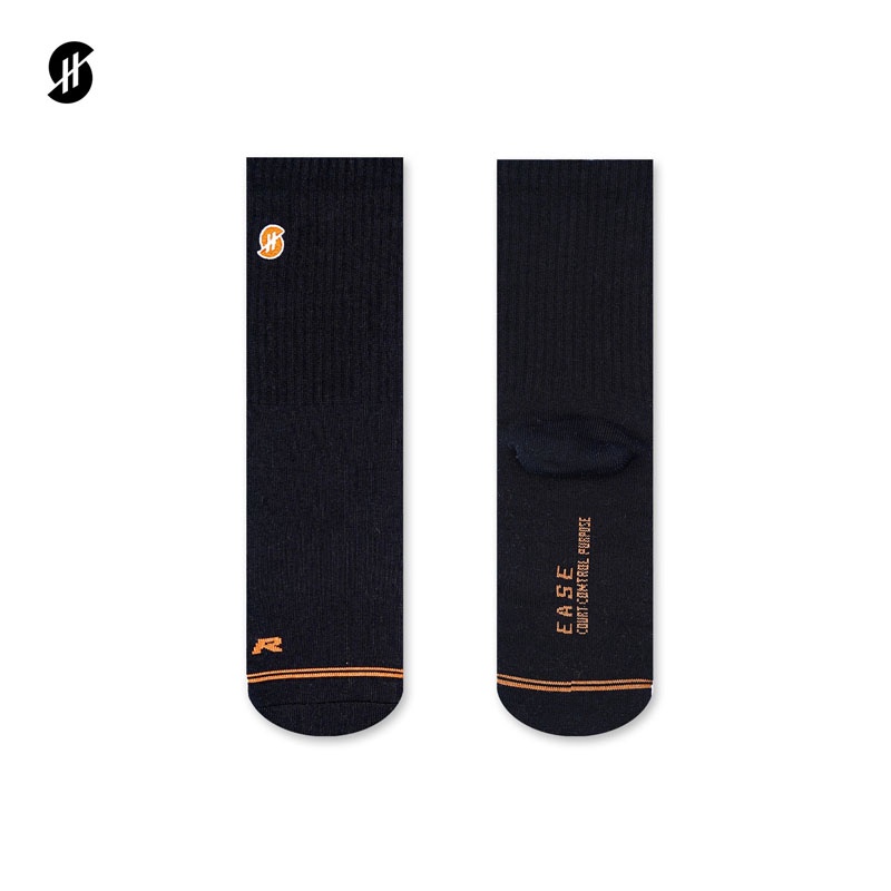 Jual Kaos Kaki Basket Stay Hoops Plain Black Black Original Sck-1777-Per-Blk-As - hoopspoint.com