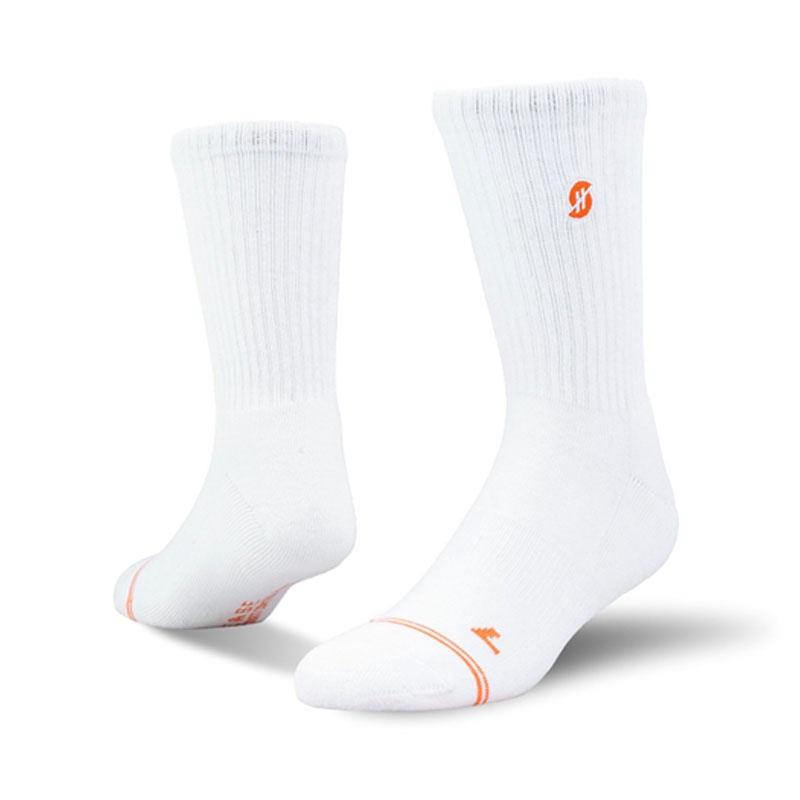 Jual Kaos Kaki Basket Stay Hoops Plain White White Original Sckp-1220-1033 - hoopspoint.com