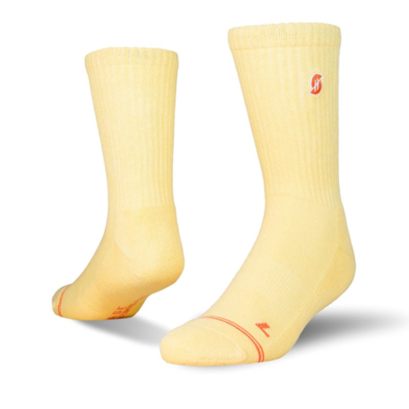 Jual Kaos Kaki Basket Stay Hoops Plain Yellow Yellow Original Sckp-921-1295 - hoopspoint.com