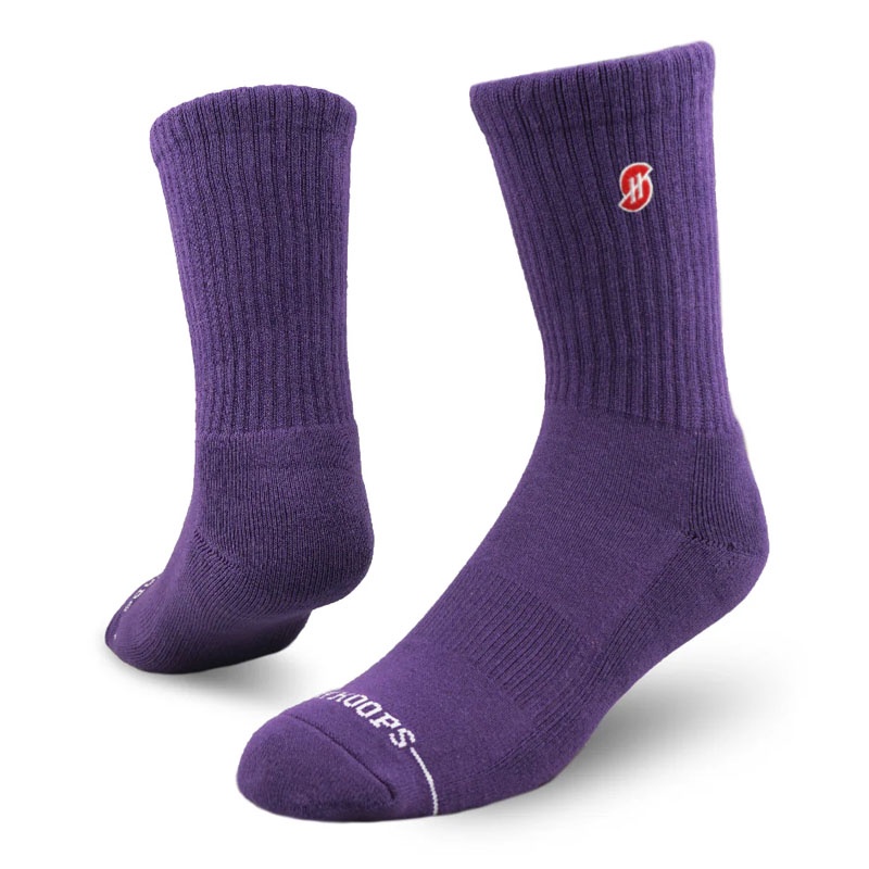 Jual Kaos Kaki Basket Stay Hoops Plain Dark Purple Dpr Dark Purple Original Sckp-921-1296 - hoopspoint.com