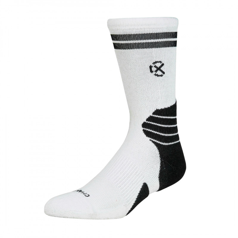 Jual Kaos Kaki Basket Rechampx Performance Crew Sock 1X White Black Original Skpc101100 - www.hoopspoint.com