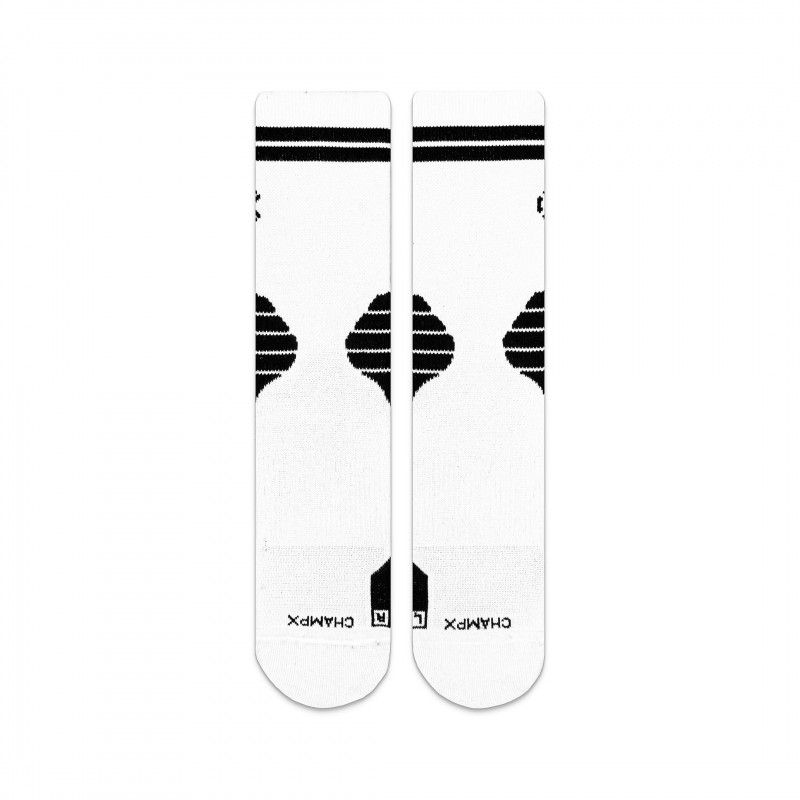 Jual Kaos Kaki Basket Rechampx Performance Crew Sock 1X White Black Original Skpc101100 - www.hoopspoint.com